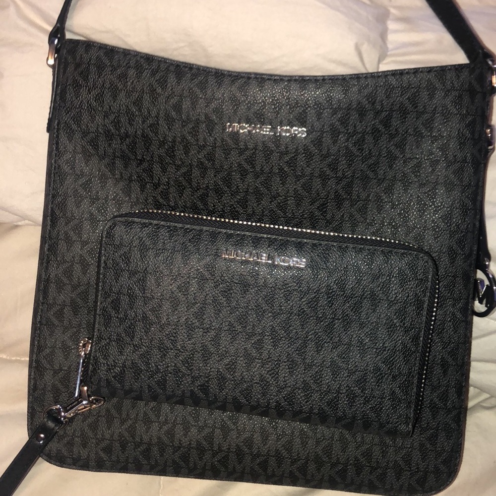 Authentic black Michael Kors Crossbody